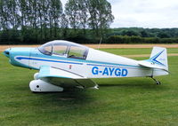 G-AYGD @ EGTW - Oaksey Park resident - by Chris Hall