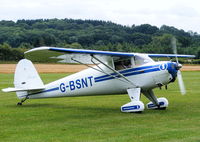 G-BSNT @ EGTW - at the Luscombe fly-in at Oaksey Park - by Chris Hall