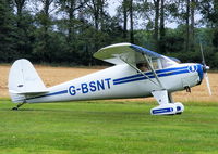 G-BSNT @ EGTW - at the Luscombe fly-in at Oaksey Park - by Chris Hall