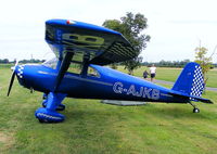 G-AJKB @ EGTW - at the Luscombe fly-in at Oaksey Park - by Chris Hall