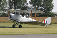 G-ANON @ EGBR - De Havilland DH-82A Tiger Moth at Breighton Airfield's Wings & Wheels Weekend, July 2011. - by Malcolm Clarke