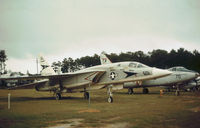 156624 @ NPA - RA-5C Vigilante of Heavy Attack Reconnaissance Squadron RVAH-6 as seen at the Pensacola Naval Air Museum in November 1979. - by Peter Nicholson