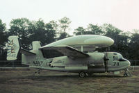 148146 @ NPA - E-1B Tracer of Early Warning Squadron VAW-121 aboard USS Roosevelt as seen in November 1979 at the Pensacola Naval Air Museum. - by Peter Nicholson
