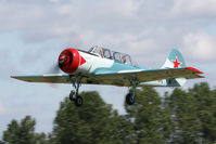 G-TYAK @ EGBR - Bacau Yak-52 at Breighton Airfield's Wings & Wheels Weekend, July 2011. - by Malcolm Clarke