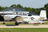 N34CX @ OSH - 1958 Beech T-34A, c/n: CG-223 ex Chilean AF 166 at 2011 Oshkosh - by Terry Fletcher