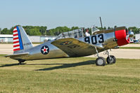 N57486 @ OSH - 1942 Consolidated Vultee BT-13A, c/n: 5665
ex 41-21826 - by Terry Fletcher