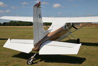G-CIBO @ EGBR - Cessna 180K Skywagon at Breighton Airfield's Wings & Wheels Weekend, July 2011. - by Malcolm Clarke