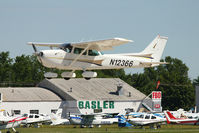 N12366 @ OSH - 1973 Cessna 172M, c/n: 17261951 arriving at 2011 Oshkosh - by Terry Fletcher