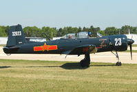 N6084F @ OSH - 1977 Nanchang China CJ-6, c/n: 3732023
'CHINA MAID ' at 2011 Oshkosh - by Terry Fletcher