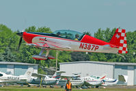N387P @ OSH - 2008 Extra Flugzeugproduktions-und EA 300/L, c/n: 1287 at 2011 Oshkosh - by Terry Fletcher
