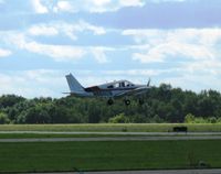 N86028 @ KAXN - Piper PA-28-140 Cherokee departing runway 31. - by Kreg Anderson