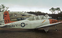 144033 @ NPA - T-34B Mentor of Training Squadron VT-1 as seen at Pensacola Naval Museum in November 1979. - by Peter Nicholson