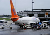 C-FYLC @ EGAA - Sunwing operating for Thomson Airways - by Chris Hall