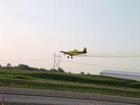 N4106A - This Air Tractor was at work just south of Livingston, Illinois exit off I - 55, in the morning of July 23rd, 2011. - by Cordell Coats