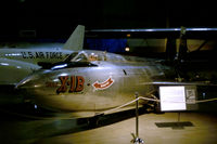 48-1385 @ FFO - The Bell X-1B as seen at the USAF Museum in the Summer of 1977. - by Peter Nicholson