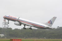 N199AN @ EGCC - American Airlines B757 departing from RW23R - by Chris Hall