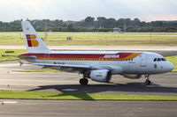 EC-LEI @ EDDL - Iberia, Airbus A319-111, CN: 3744, Name: Vison Europeo - by Air-Micha