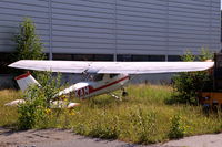 LN-KAM @ ENNO - Reims F150G without engine in the grass next to the platform at Notodden airfield. Unlikely to fly again. - by Henk van Capelle