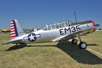 N79VV @ OSH - Consolidated Vultee BT-13A, c/n: 11756 at 2011 Oshkosh - by Terry Fletcher