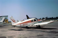 G-AVFP @ EGTR - PA-28-140 Cherokee as seen at Elstree in the Summer of 1975. - by Peter Nicholson