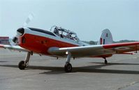 G-BXIM @ EGFH - Ex-Army Air Corps DHC Chipmunk marked WK512/A attending a DHA Open Day summer 1999. - by Roger Winser