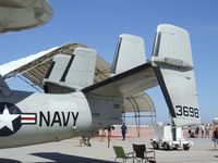 163698 @ KNJK - Grumman E-2C Hawkeye of the US Navy at the 2011 airshow at El Centro NAS, CA