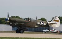 N49FG @ KOSH - Curtiss Wright P-40N