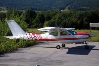 LN-MTD @ ENNO - Cessna 177RG parked at Notodden airfield, Norway. - by Henk van Capelle