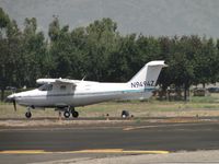 N9494Z @ POC - Quickly gaining speed for take off - by Helicopterfriend