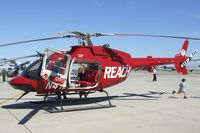 N41RX @ KNJK - Bell 407 EMS for REACH Air Medical Services at the 2011 airshow at El Centro NAS, CA