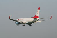 OE-LNN @ EBBR - Flight OS351 is descending to RWY 25L - by Daniel Vanderauwera