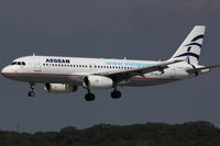 SX-DGI @ EDDL - Aegean Airlines, Airbus A320-232, CN: 3162 - by Air-Micha