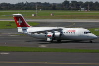 HB-IXQ @ EDDL - Swissair, BAe Avro 146-RJ100, CN: E3282, Name: Corno Gries 2969m - by Air-Micha