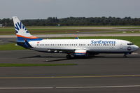 TC-SUI @ EDDL - SunExpress, Boeing 737-8CX (WL), CN: 32367/1253 - by Air-Micha
