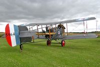 G-BFVH @ X5FB - Airco DH-2 Replica at Fishburn Airfield, July 2011. - by Malcolm Clarke