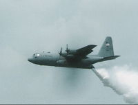 90-1797 @ DAY - C-130 Water demo at 1995 Dayton Airshow - taken with my old film camera. - by Florida Metal