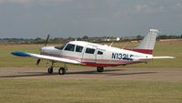 N132LE @ EGSU - 1. N132LE departing the American Air Day, Duxford (August,2011) - by Eric.Fishwick