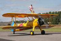 G-CGPY @ EGBR - Boeing-A-75L300-Stearman at Breighton Airfield's Summer Fly-In, August 2011 - by Malcolm Clarke