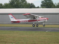 N159SK @ 3I3 - C152 Aerobat in the flare, rwy 26 - by DNeeko