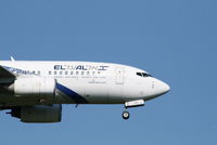 4X-EKE @ EBBR - Arrival of flight LY331 to RWY 02 - by Daniel Vanderauwera