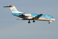 PH-KZO @ EBBR - Flight KL1721 is descending to RWY 02 - by Daniel Vanderauwera