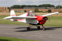 G-AVXD @ EGBR - Typsy T.66 Nipper 3 at Breighton Airfield's Summer Fly-In, August 2011. - by Malcolm Clarke