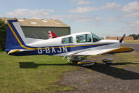 G-BAJN @ EGBR - American Aviation AA-5 Traveler at Breighton Airfield's Summer Fly-In, August 2011. - by Malcolm Clarke