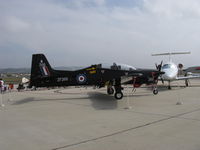 N846RS @ CMA - Short Bros. PLC S312 TUCANO T1 Mk.1, one Garrett TPE331-12B Turboprop 1,100 shp in RAF livery, Martin-Baker MB 8LC Ejection Seats - by Doug Robertson