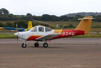 G-BOHU @ EGFH - Resident Piper Tomahawk operated by Cambrian Flying Club. - by Roger Winser