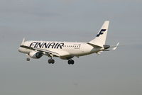 OH-LKE @ EBBR - Flight AY811 is descending to RWY 25L - by Daniel Vanderauwera