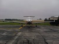 N351PC @ KSMD - BEAUTIFUL PC-12 sitting on the ramp @ SMD. Seeing more and more turbine a/c flying in here, business is picking back up! - by DNeeko