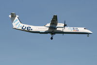 G-JEDJ @ EBBR - Arrival of flight BE593 to RWY 02 - by Daniel Vanderauwera