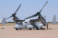 166735 @ AFW - USMC V-22 at Alliance Airport - Fort Worth, TX - by Zane Adams