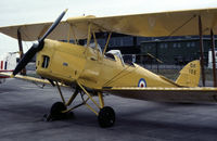 DF155 @ EGQS - DH-82A Tiger Moth on display at the 1981 RAF Lossiemouth Airshow. - by Peter Nicholson